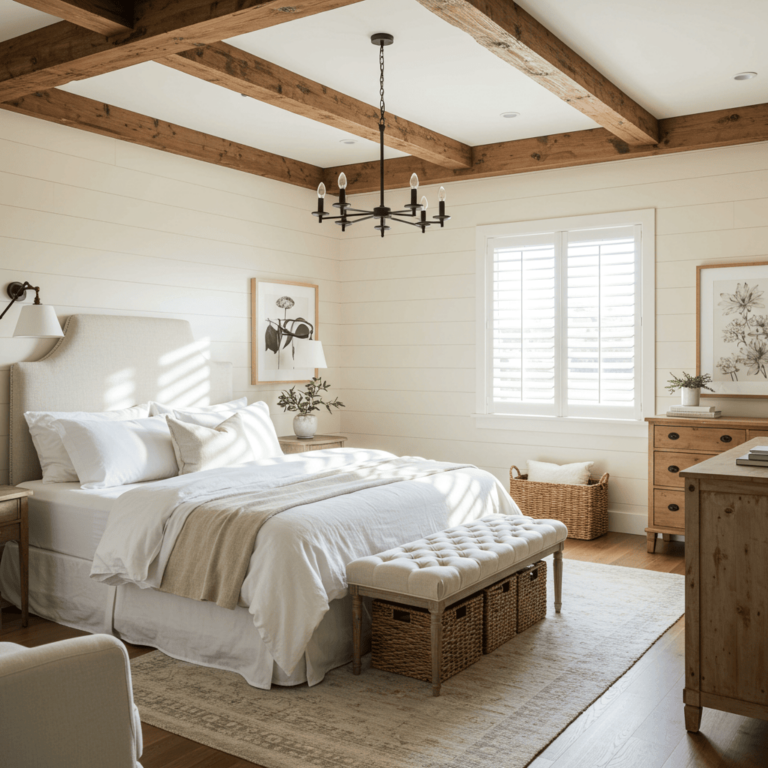 Modern Farmhouse Bedroom Design Ideas - How To Mix and Match - The Lux ...